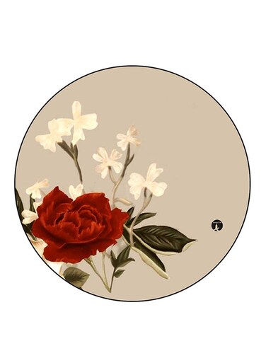 Flowers Printed Fridge Magnet Multicolour