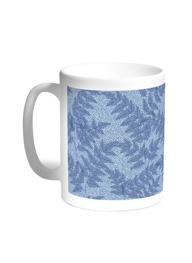 Paper Tree Printed Coffee Mug White 11ounce