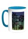 Enjoy The Summer Time Printed Coffee Mug Blue/White/Black 11ounce