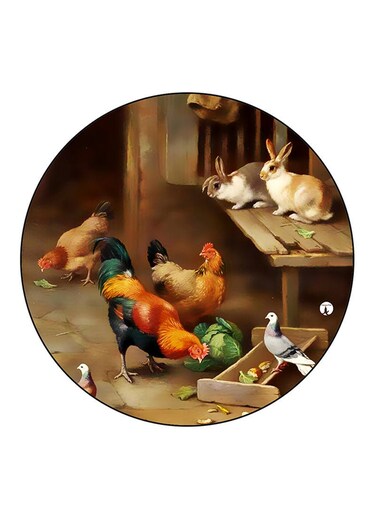 Animals Printed Fridge Magnet Multicolour