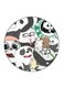 Cartoon Printed Fridge Magnet Multicolour 5.5 x 5.5cm