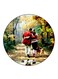A Man And A Woman Printed Fridge Magnet Multicolour