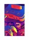 Printed Fridge Magnet Multicolour 8.5x0.4x5.5cm