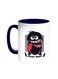 Beast Mode Printed Coffee Mug Blue/White 11ounce