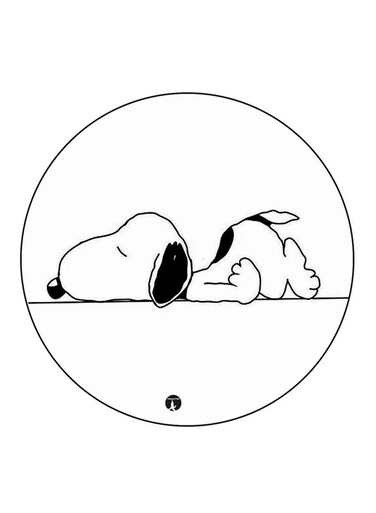 Snoopy Printed Fridge Magnet Multicolour