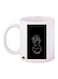Face Printed Coffee Mug White/Black