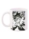 Cartoon Printed Coffee Mug White/Black 11ounce