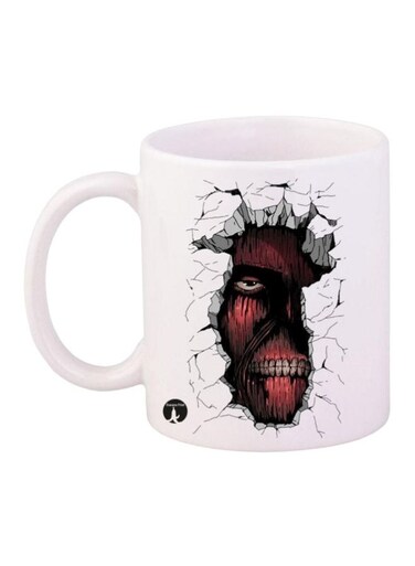 Anime Attack On Titan Cup White/Red/Grey