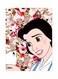 Cartoon Themed Metallic Plate Pink/White/Black 20x15cm
