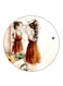Girl Printed Fridge Magnet Multicolour