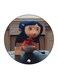 Coraline Printed Fridge Magnet Orange/Blue/Beige