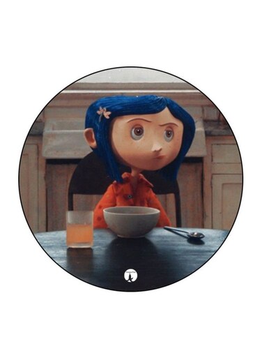Coraline Printed Fridge Magnet Orange/Blue/Beige