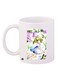Anime Girl Printed Coffee Mug White/Purple/Green