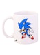 Sonic Printed Mug White/Blue/Red Standard Size