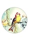 Birds Printed Fridge Magnet Multicolour