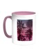 Enjoy The Summer Time Printed Coffee Mug Pink/White/Purple 11ounce