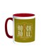 Rock And Roll Printed Coffee Mug Red/White 11ounce