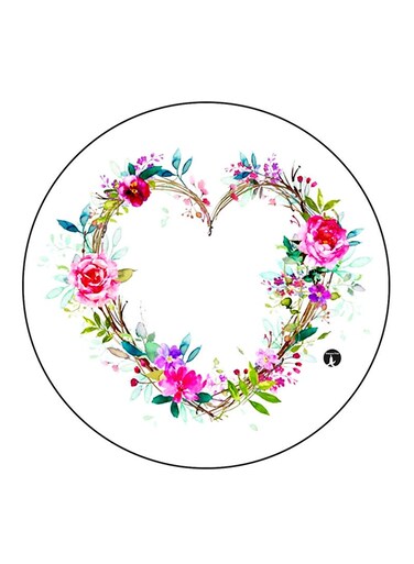 Flowers Printed Fridge Magnet Multicolour