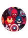 Marvel Printed Fridge Magnet Multicolour