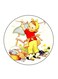 Boy Printed Fridge Magnet Multicolour 5.5 x 5.5cm