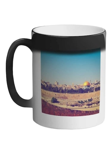 State Of Palestine Alquds Printed Colour Changing Coffee Mug Black 11ounce