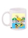 The Simpsons Printed Mug White/Yellow/Black Standard Size