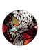 Butterflies Printed Fridge Magnet Round Multicolour