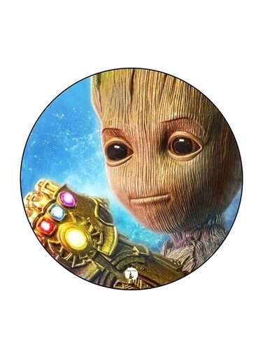 Cartoon Printed Fridge Magnet Multicolour 5.5 x 5.5cm