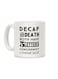 Printed Ceramic Coffee Mug White