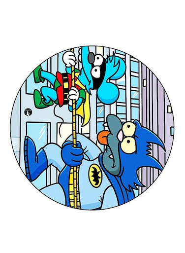 Simpsons Printed Fridge Magnet Multicolour
