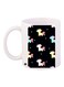 Cartoon Unicorn Printed Coffee Mug White/Black/Blue 11ounce