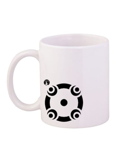 Digimon Printed Mug White/Black 12ounce