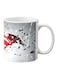 DC Justice League Printed Coffee Mug Grey/Red/White Standard