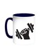 Sport Printed Coffee Mug Blue/White 11ounce
