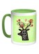 Love What You Do Printed Coffee Mug Light Green/White/Green 11ounce