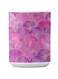 Premium Printed Ceramic Coffee Mug White/Violet 350ml