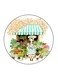 Girls Flower Shop Printed Fridge Magnet Multicolour 5.5 x 5.5cm