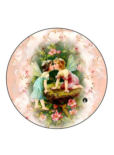 Fairies Printed Fridge Magnet Multicolour