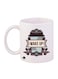 English Phrase Printed Mug White/Black 12ounce