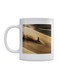 Desert Shark Printed Ceramic Mug White/Brown