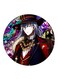 Wonderland In The Dark Printed Fridge Magnet Round Multicolour