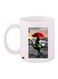 Alone Girl Printed Coffee Mug White/Black/Red