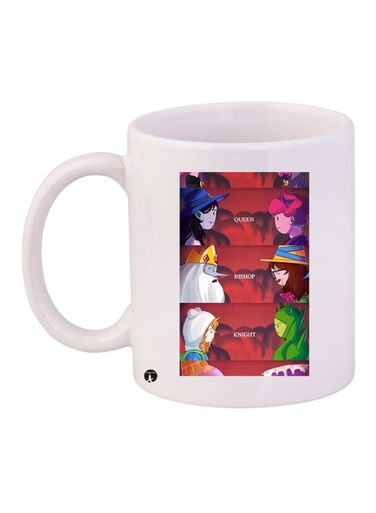 Anime Printed Coffee Mug White/Red/Green