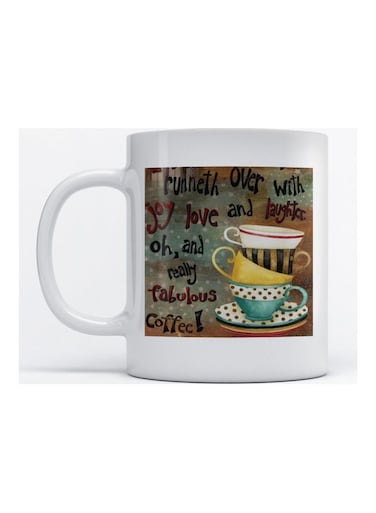 Mug Coffee Lovers for Coffee and Tea White