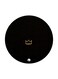 A Crown Printed Fridge Magnet Black/Yellow