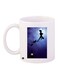 Girl Printed Coffee Mug White/Blue/Black 11ounce