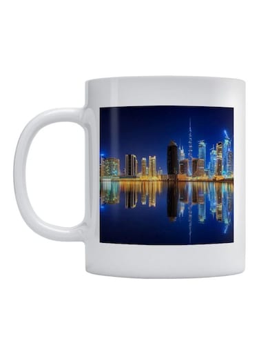 Dubai UAE Printed Mug White/Blue/Black
