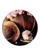 Tea Printed Fridge Magnet Round Multicolour