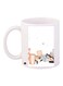 Cartoon Printed Coffee Mug White/Beige/Grey 11ounce