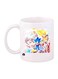 Game Sonic Character Printed Mug White/Blue/Yellow Standard Size